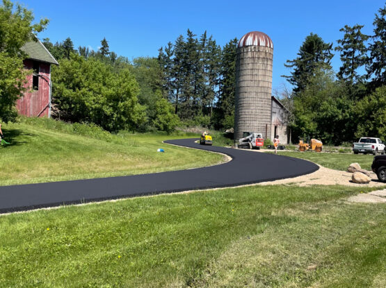 Farm Yard and Long Driveways